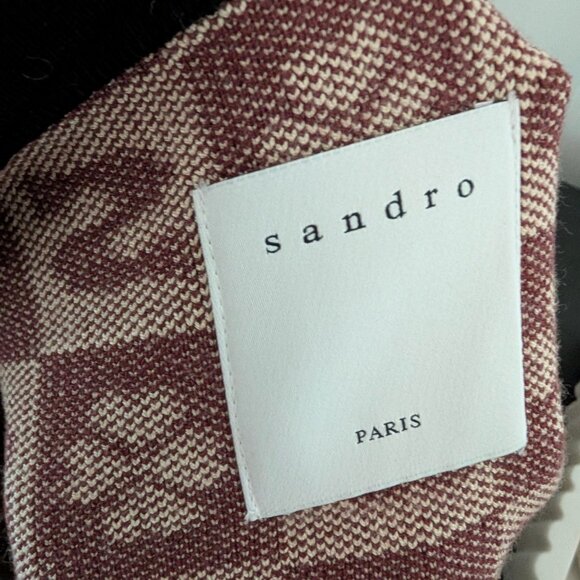 SANDRO Glorious Monogram Knit Cardigan - Picture 7 of 7